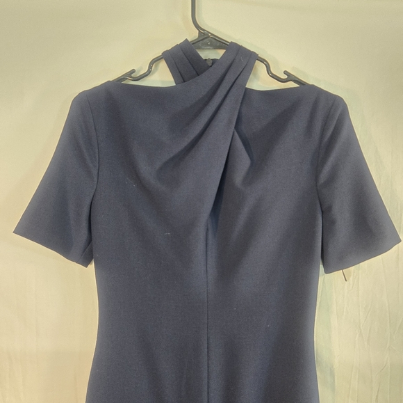 Black Halo Women's Size 0 Blue Mercer Sheath Dress New With Tags - Picture 3 of 5